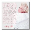 Marilyn Monroe (Nothing Lasts Forever) - Obraz na płótnie