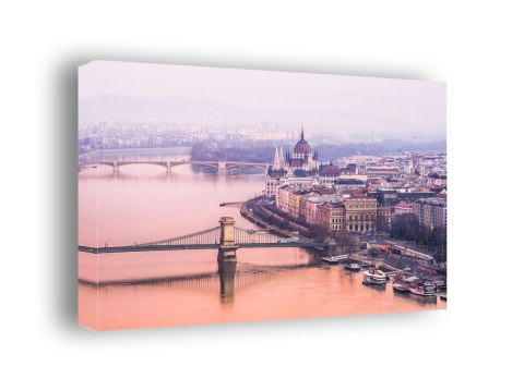 Budapeszt, parlament - obraz na płótnie