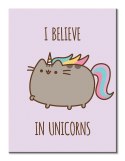 Pusheen (I Believe in Unicorns) - obraz na płótnie