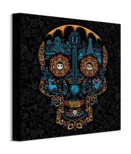 Coco Pattern Skull - obraz na płótnie