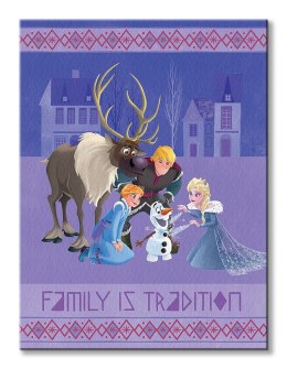 Kraina Lodu Frozen Adventure Family is Tradition - obraz na płótnie