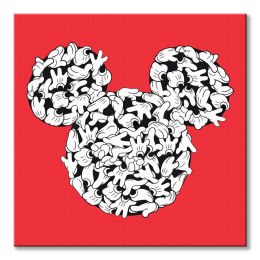 Myszka Miki Hands - obraz na płótnie