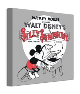 Myszka Miki Silly Symphony - obraz na płótnie