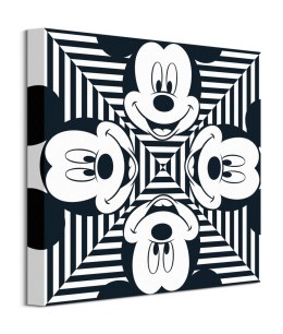 Myszka Miki Stripe Squares - obraz na płótnie