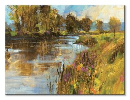 Spring River - obraz na płótnie