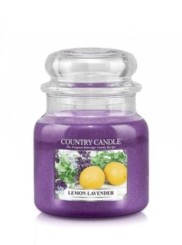 Country Candle - Lemon Lavender - Średni słoik (453g) 2 knoty