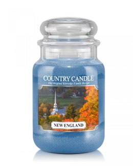 Country Candle - New England - Duży słoik (652g) 2 knoty