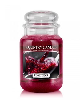 Country Candle - Pinot Noir - Duży słoik (652g) 2 knoty