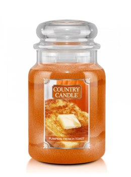 Country Candle - Pumpkin French Toast - Duży słoik (680g) 2 knoty