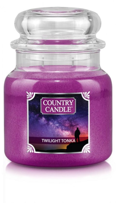 Country Candle - Twilight Tonka - Średni słoik (453g) 2 knoty