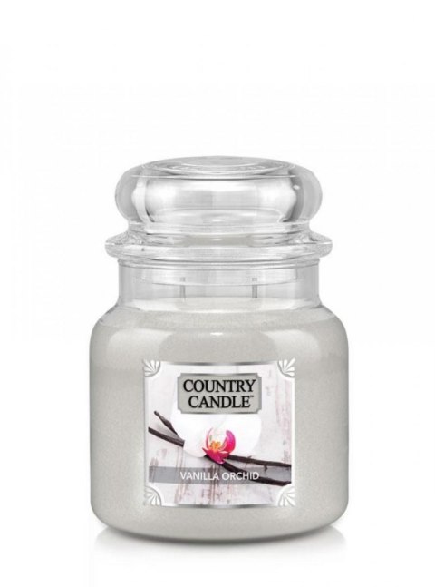 Country Candle - Vanilla Orchid - Średni słoik (453g) 2 knoty