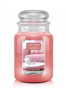 Country Candle - Welcome Home - Duży słoik (652g) 2 knoty