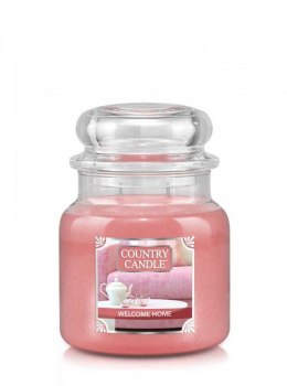 Country Candle - Welcome Home - Średni słoik (453g) 2 knoty