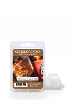 Kringle Candle - Cognac & Leather - Wosk zapachowy "potpourri" (64g)