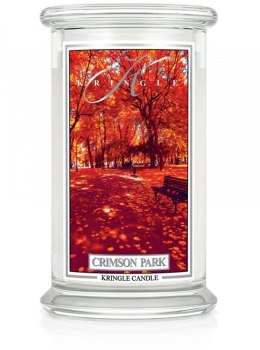 Kringle Candle - Crimson Park - duży, klasyczny słoik (623g) z 2 knotami