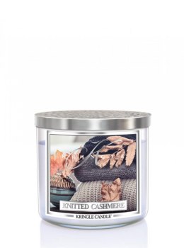 Kringle Candle - Knitted Cashmere - Tumbler (411g) z 3 knotami