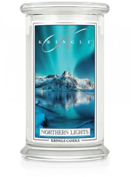 Kringle Candle - Northern Lights - duży, klasyczny słoik (623g) z 2 knotami
