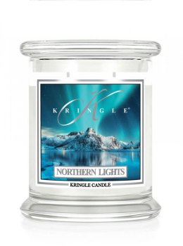 Kringle Candle - Northern Lights - średni, klasyczny słoik (411g) z 2 knotami