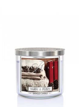 Kringle Candle - Warm and Fuzzy - Tumbler (411g) z 3 knotami