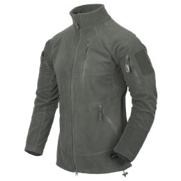 ALPHA TACTICAL Jacket - Grid Fleece - Foliage Green