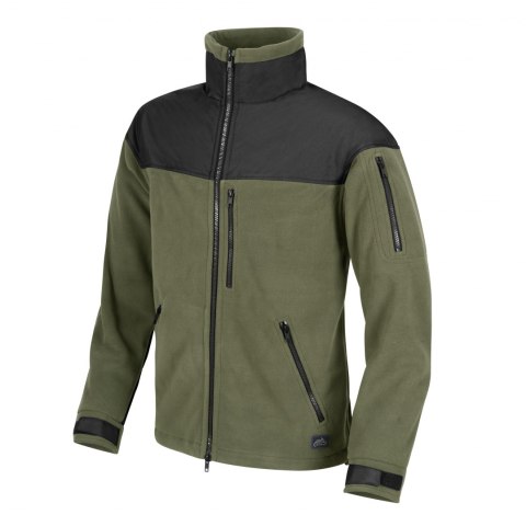 CLASSIC ARMY Jacket - Fleece - Olive Green/Black