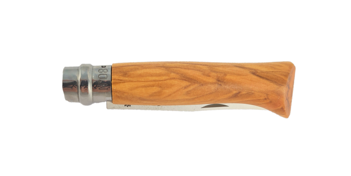 Nóż składany Opinel No. 8 Inox oliwka