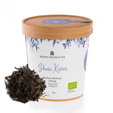 Brown House & Tea - Shui Xian - bio liściasta herbata oolong 40g