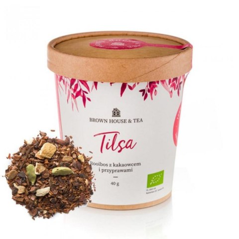 Brown House & Tea - Tilsa - bio rooibos z kakaowcem i przyprawami 40g