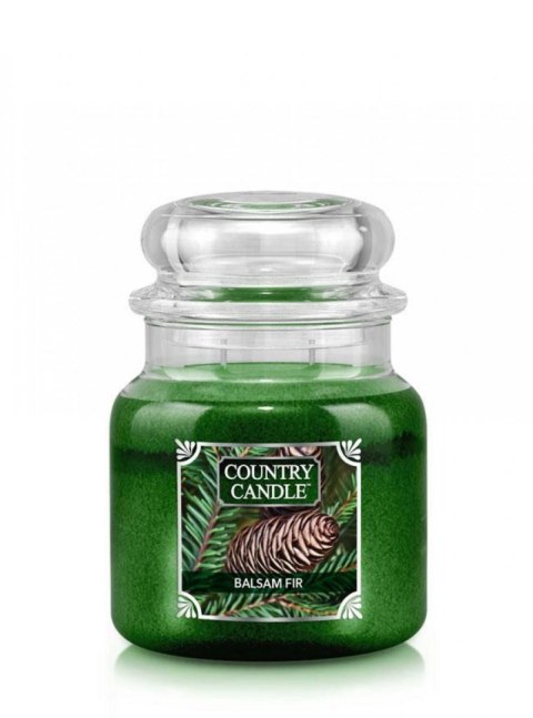 Country Candle - Balsam Fir - Średni słoik (453g) 2 knoty