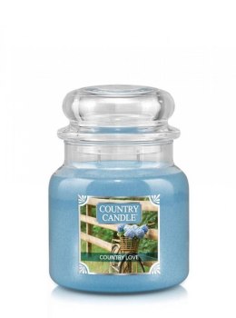 Country Candle - Country Love - Średni słoik (453g) 2 knoty