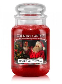 Country Candle - Jingle All The Way - Duży słoik (652g) 2 knoty