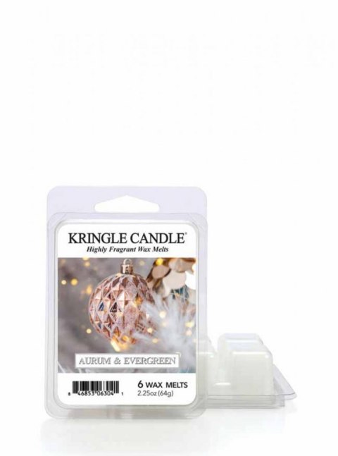 Kringle Candle - Aurum & Evergreen - Wosk zapachowy "potpourri" (64g)