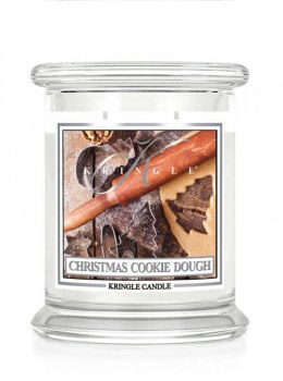 Kringle Candle - Christmas Cookie Dough - średni, klasyczny słoik (411g) z 2 knotami