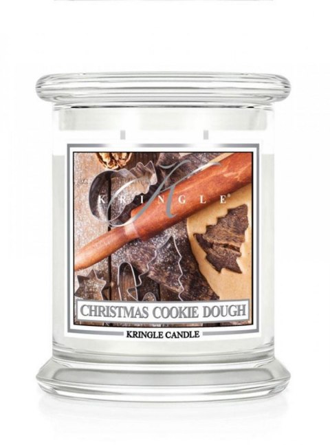 Kringle Candle - Christmas Cookie Dough - średni, klasyczny słoik (411g) z 2 knotami
