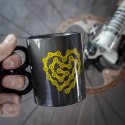 Kubek rowerzysty - serce z łańcucha