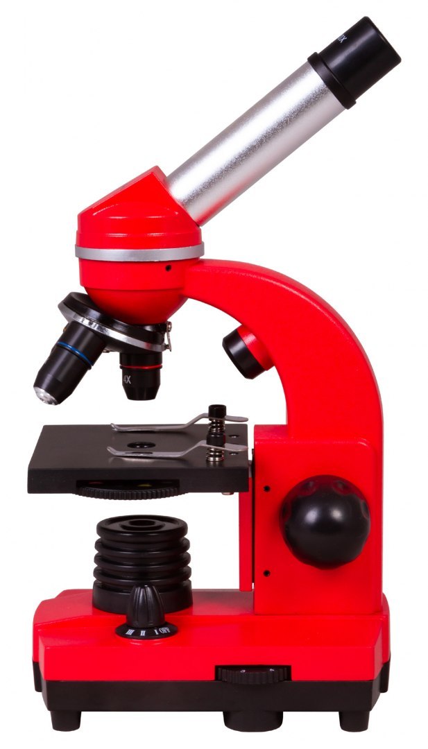 Mikroskop Bresser Junior Biolux SEL 40-1600x, czerwony