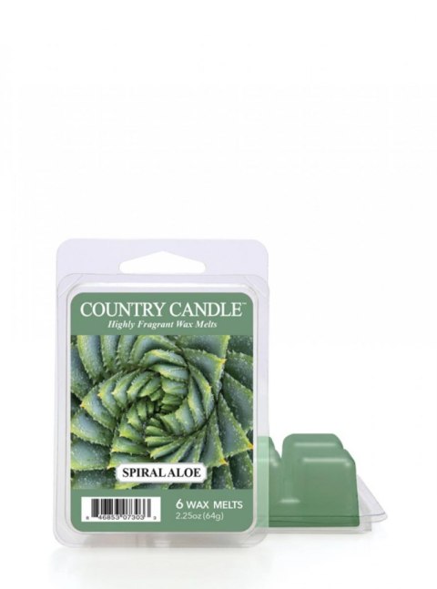 Country Candle - Spiral Aloe - Wosk zapachowy "potpourri" (64g)
