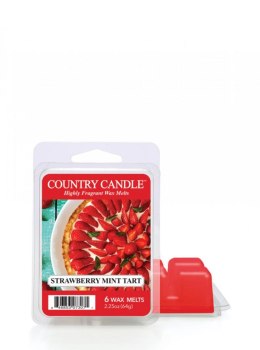 Country Candle - Strawberry Mint Tart - Wosk zapachowy 