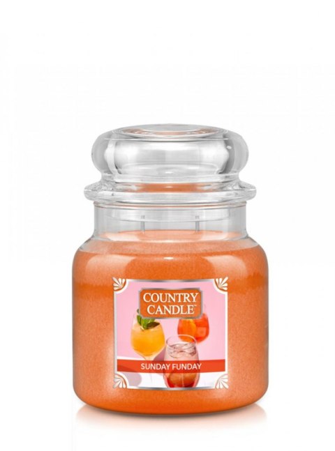 Country Candle - Sunday Funday - Średni słoik (453g) 2 knoty