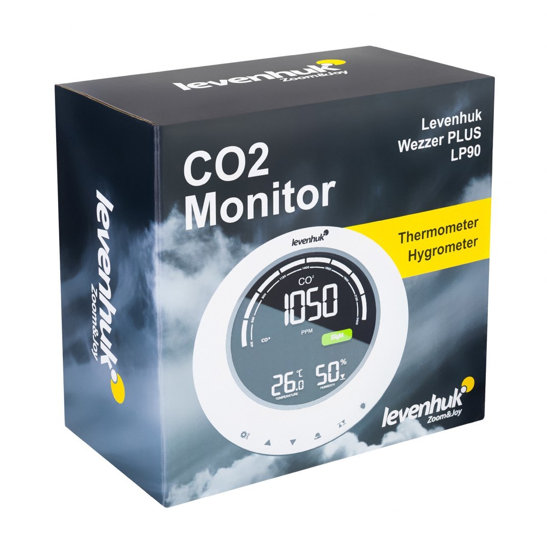 Miernik stężenia CO2 Levenhuk Wezzer PLUS LP90