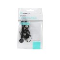 FIESTA EARPHONES MINI JACK SŁUCHAWKI PRZEWODOWE DOUSZNE Z MINI JACK BLACK [40507]