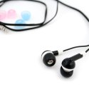 FIESTA EARPHONES MINI JACK SŁUCHAWKI PRZEWODOWE DOUSZNE Z MINI JACK BLACK [40798] TE