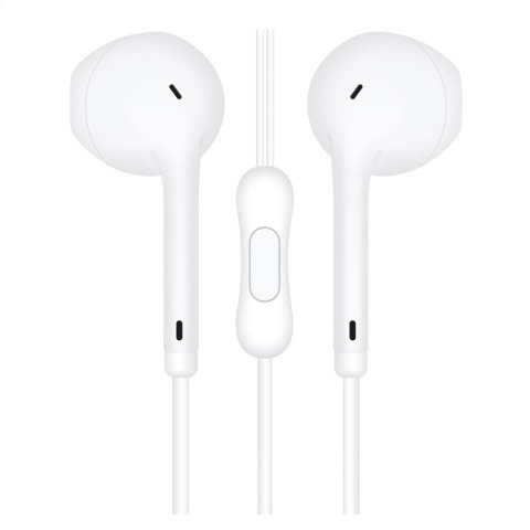 FREESTYLE EARPHONES MINI JACK + MIC MACAROON STYLE WHITE [45761] TE