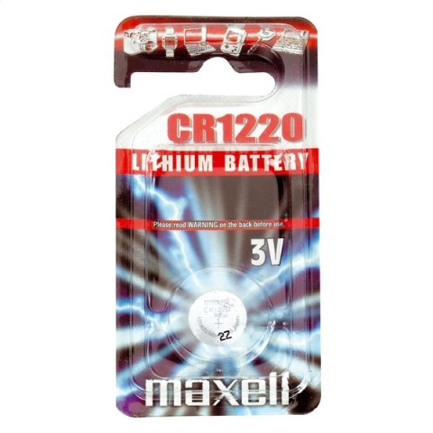 MAXELL BATTERY CR1220 BLISTER*1 11238200