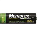 MEMOREX RECHARGEABLE ACCUMULATOR 2100mAh HR6 R6/AA x 4 BL Ready NiMH A0045