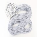 OMEGA ADDER FABRIC CABLE KABEL BRAIDED TYPE-C TO USB 1,5A 118 COPPER POLYBAG OEM 2M SILVER [44185]