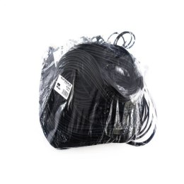 OMEGA BOA FABRIC CABLE KABEL BRAIDED LIGHTNING TO USB 1,5A 118 COPPER POLYBAG OEM 2M BLACK [44184]