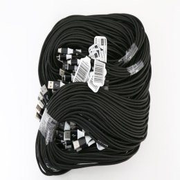 OMEGA TOKARA FABRIC CABLE KABEL BRAIDED MICRO USB 1,5A 118 COPPER POLYBAG OEM 2M BLACK [44179]