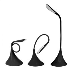 PLATINET DESK LAMP LAMPKA BIURKOWA LED 3,5W FLEXIBLE USB POWER BLACK [43827]