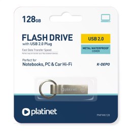 PLATINET PENDRIVE USB 2.0 K-Depo 128GB METAL UDP WATERPROOF [45679]